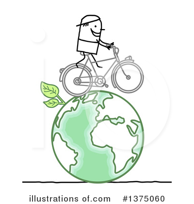 Royalty-Free (RF) Stick Man Clipart Illustration by NL shop - Stock Sample #1375060