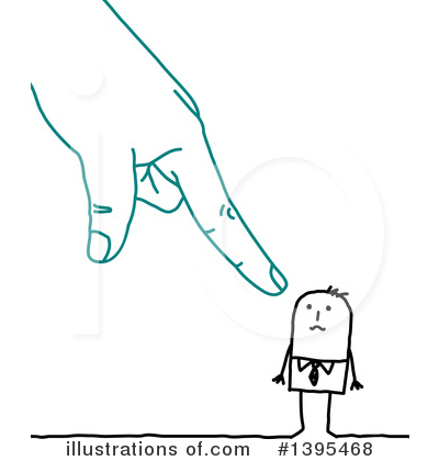 Royalty-Free (RF) Stick Man Clipart Illustration by NL shop - Stock Sample #1395468