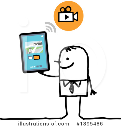 Tablet Computer Clipart #1395486 by NL shop