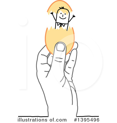 Royalty-Free (RF) Stick Man Clipart Illustration by NL shop - Stock Sample #1395496