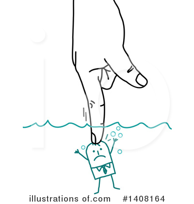 Drowning Clipart #1408164 by NL shop