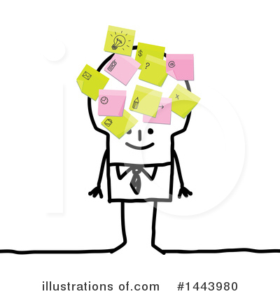 Post It Clipart #1443980 by NL shop