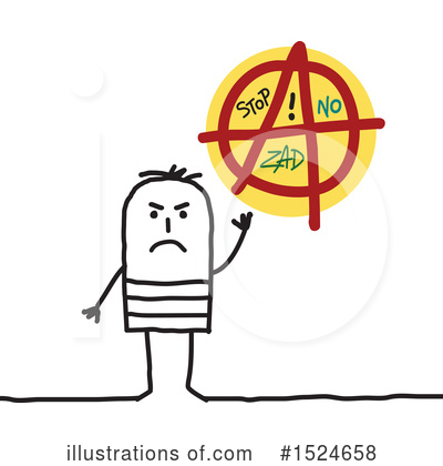 Royalty-Free (RF) Stick Man Clipart Illustration by NL shop - Stock Sample #1524658