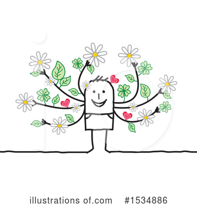 Royalty-Free (RF) Stick Man Clipart Illustration by NL shop - Stock Sample #1534886