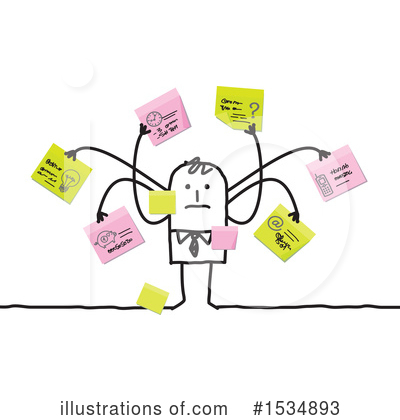Royalty-Free (RF) Stick Man Clipart Illustration by NL shop - Stock Sample #1534893