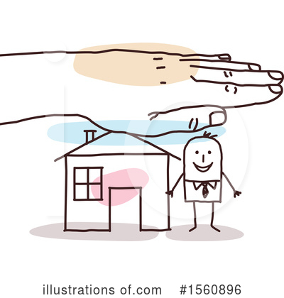 Royalty-Free (RF) Stick Man Clipart Illustration by NL shop - Stock Sample #1560896