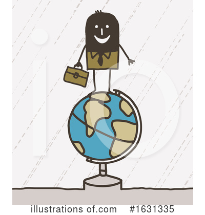 Royalty-Free (RF) Stick Man Clipart Illustration by NL shop - Stock Sample #1631335