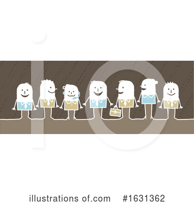 Royalty-Free (RF) Stick Man Clipart Illustration by NL shop - Stock Sample #1631362