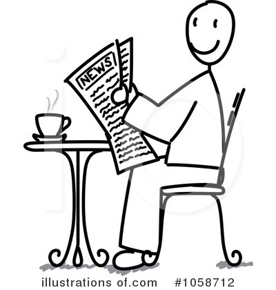 Newspaper Clipart #1058712 by Frog974