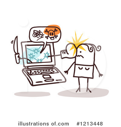 Royalty-Free (RF) Stick People Clipart Illustration by NL shop - Stock Sample #1213448