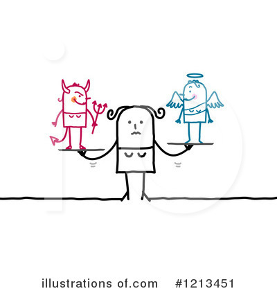 Royalty-Free (RF) Stick People Clipart Illustration by NL shop - Stock Sample #1213451