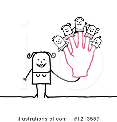 Royalty-Free (RF) Stick People Clipart Illustration by NL shop - Stock Sample #1213557