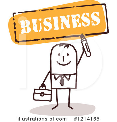 Royalty-Free (RF) Stick People Clipart Illustration by NL shop - Stock Sample #1214165
