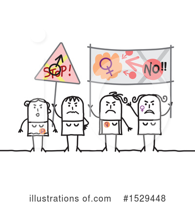 Protester Clipart #1529448 by NL shop