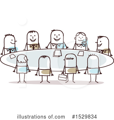 Meeting Clipart #1529834 by NL shop