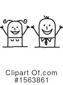 Stick People Clipart #1563861 by NL shop