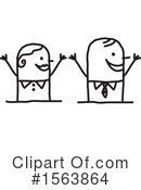 Stick People Clipart #1563864 by NL shop