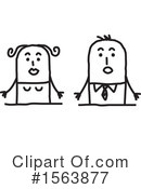Stick People Clipart #1563877 by NL shop