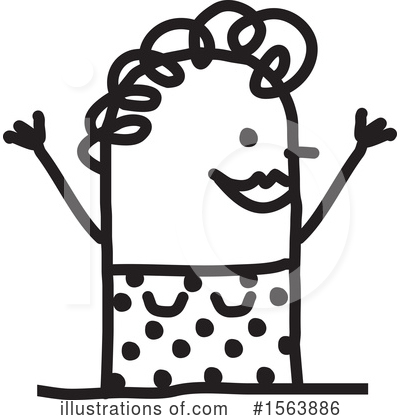 Royalty-Free (RF) Stick People Clipart Illustration by NL shop - Stock Sample #1563886