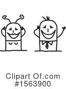 Stick People Clipart #1563900 by NL shop