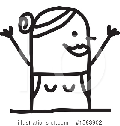Royalty-Free (RF) Stick People Clipart Illustration by NL shop - Stock Sample #1563902