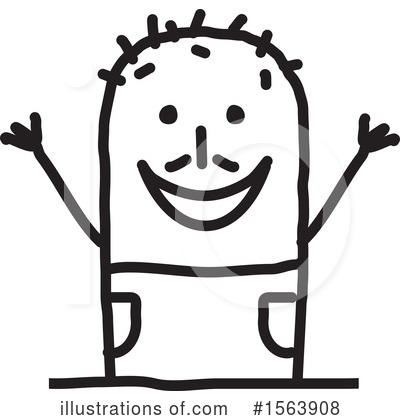 Royalty-Free (RF) Stick People Clipart Illustration by NL shop - Stock Sample #1563908