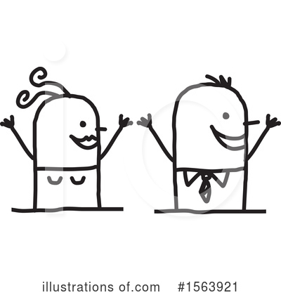 Royalty-Free (RF) Stick People Clipart Illustration by NL shop - Stock Sample #1563921