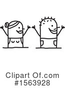Stick People Clipart #1563928 by NL shop