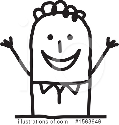 Royalty-Free (RF) Stick People Clipart Illustration by NL shop - Stock Sample #1563946