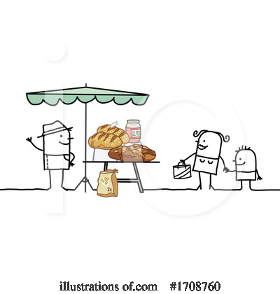 Royalty-Free (RF) Stick People Clipart Illustration by NL shop - Stock Sample #1708760