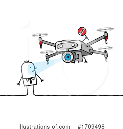 Drone Clipart #1709498 by NL shop