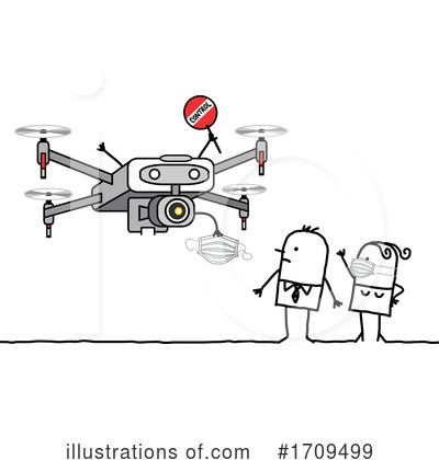 Drone Clipart #1709499 by NL shop