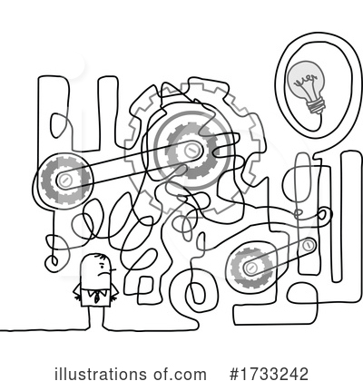 Gears Clipart #1733242 by NL shop