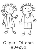 Stick People Clipart #34233 by C Charley-Franzwa