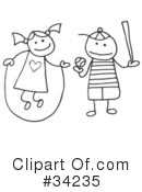 Stick People Clipart #34235 by C Charley-Franzwa