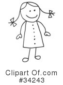 Stick People Clipart #34243 by C Charley-Franzwa
