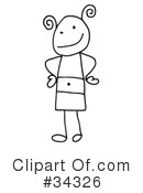 Stick People Clipart #34326 by C Charley-Franzwa