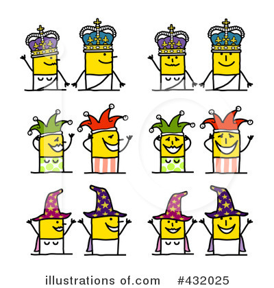 Royalty-Free (RF) Stick People Clipart Illustration by NL shop - Stock Sample #432025