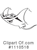 Sting Ray Clipart #1110518 by Dennis Holmes Designs