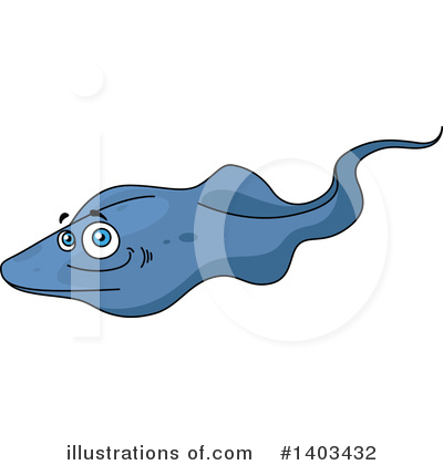 Royalty-Free (RF) Sting Ray Clipart Illustration by Vector Tradition SM - Stock Sample #1403432