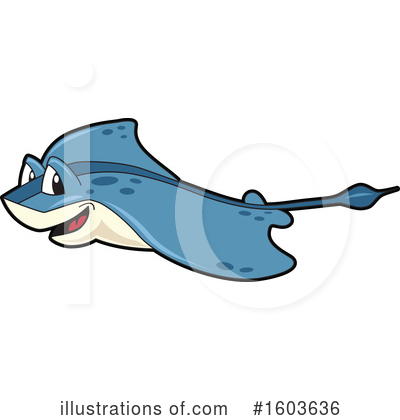 Sting Ray Clipart #1603636 by Mascot Junction