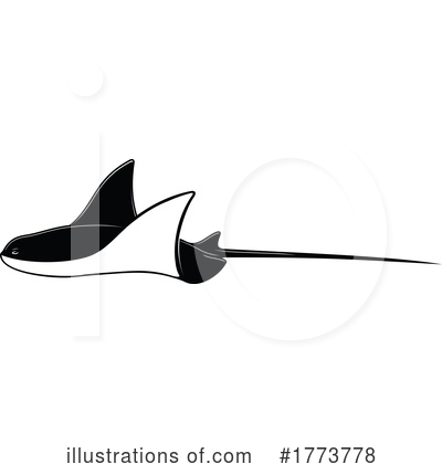 Royalty-Free (RF) Stingray Clipart Illustration by Vector Tradition SM - Stock Sample #1773778