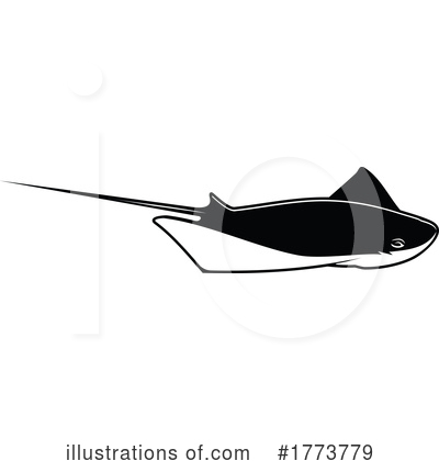 Royalty-Free (RF) Stingray Clipart Illustration by Vector Tradition SM - Stock Sample #1773779