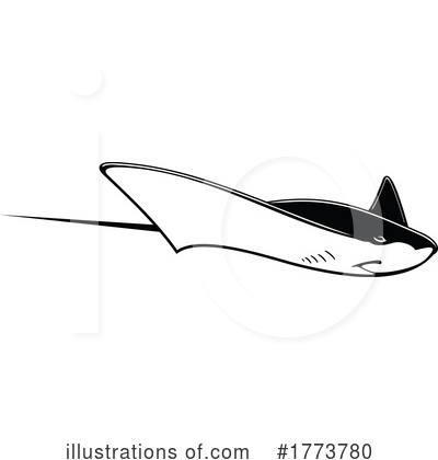 Royalty-Free (RF) Stingray Clipart Illustration by Vector Tradition SM - Stock Sample #1773780