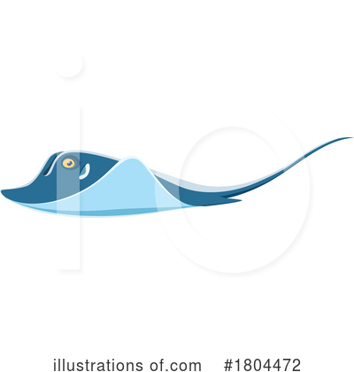 Royalty-Free (RF) Stingray Clipart Illustration by Vector Tradition SM - Stock Sample #1804472