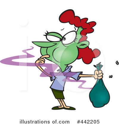 Royalty-Free (RF) Stinky Clipart Illustration by toonaday - Stock Sample #442205