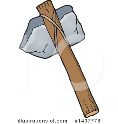 Royalty-Free (RF) Stone Age Clipart Illustration by visekart - Stock Sample #1407778