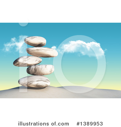 Royalty-Free (RF) Stones Clipart Illustration by KJ Pargeter - Stock Sample #1389953