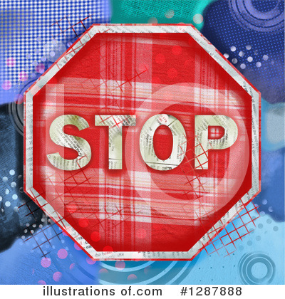 Royalty-Free (RF) Stop Clipart Illustration by Prawny - Stock Sample #1287888
