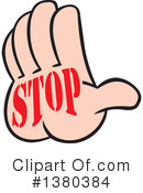 Stop Clipart #1380384 by Johnny Sajem